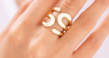 Inel tridimensional: Design Avangardist!