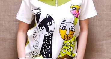 Костюмчик в стиле спорт шик „кошечки”