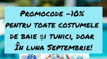 Doar în luna Septembrie beneficiați de o reducere -10%
