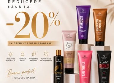 🔥 REDUCERE PÂNĂ LA −20% la cremele pentru bronzare!
